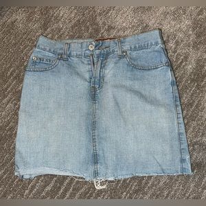 Vintage Mini Jean Skirt